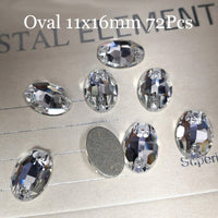 Crystal Rivoli / Navette / Drop / Square / Triangle / Galax / Cosmic / Baguette / Rect / Oval / Left  AFB