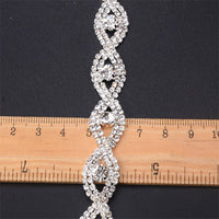 Crystal AB Strass-Ketten zum aufnähen 91cm