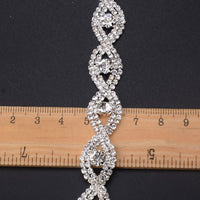 Crystal AB Strass-Ketten zum aufnähen 91cm